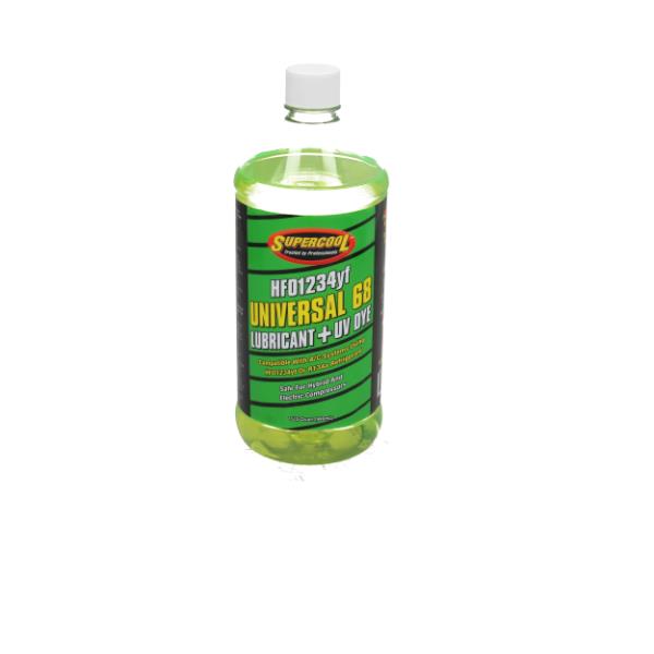 PlusLine Compressor oil universal 68 for R134a and HFO1234yf including UV (946 ml) 4866332D+
