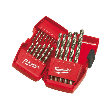 Milwaukee RED HEX DRILL BITS HSS-TIN 19PC - 4932352374