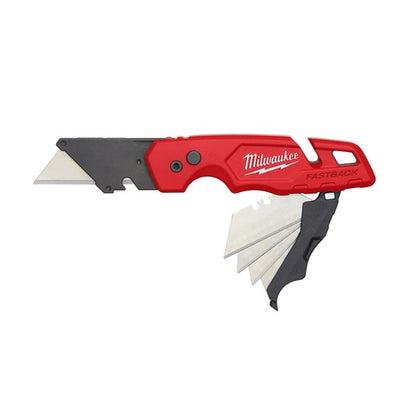 FASTBACK flip utility knife with blade storage
