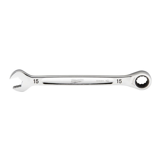 15 mm MAX BITE ratcheting combination spanner