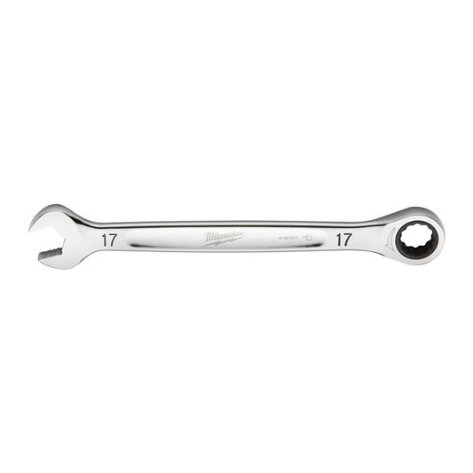 17 mm MAX BITE ratcheting combination spanner