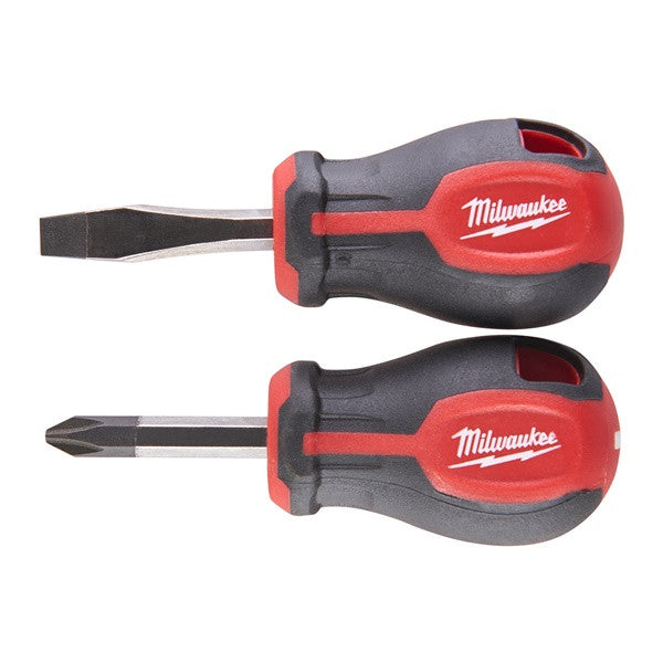 Milwaukee Tri-Lobe Screwdriver Stubby Set (2pc) - 4932471810