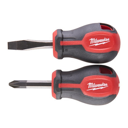 Milwaukee Tri-Lobe Screwdriver Stubby Set (2pc) - 4932471810
