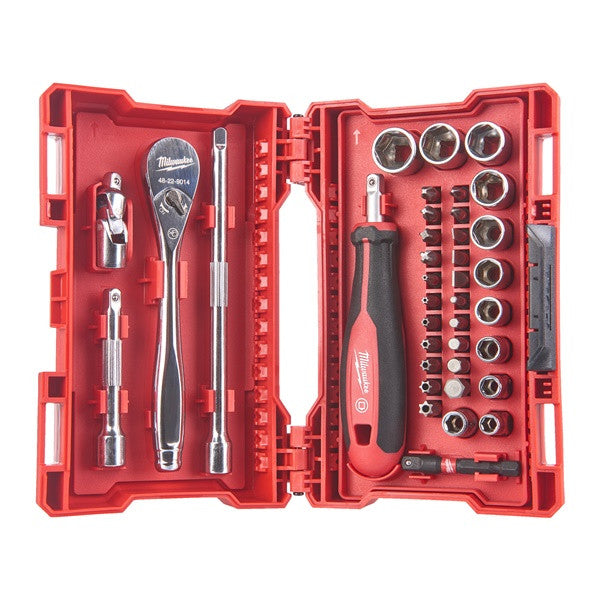 1/4in. Ratchet Driver & Socket set
