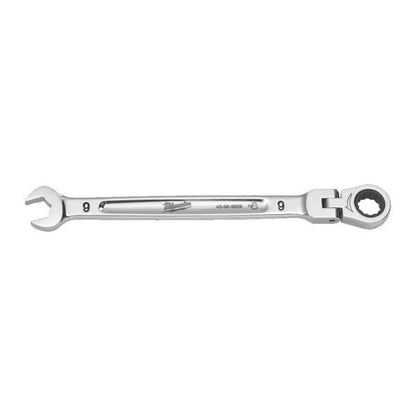 9 mm MAX BITE flexible head ratcheting combination spanner -1pc