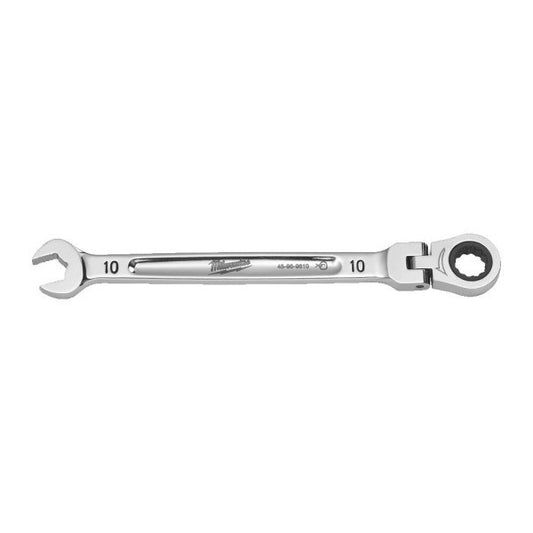 10 mm MAX BITE flexible head ratcheting combination spanner -1pc