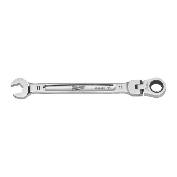 11 mm MAX BITE flexible head ratcheting combination spanner -1pc