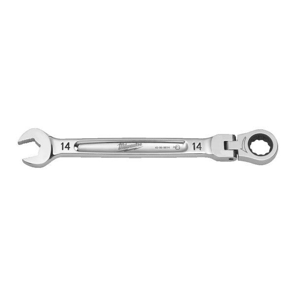 14 mm MAX BITE flexible head ratcheting combination spanner -1pc