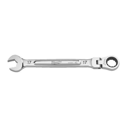 17 mm MAX BITE flexible head ratcheting combination spanner -1pc