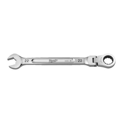 22 mm MAX BITE flexible head ratcheting combination spanner -1pc