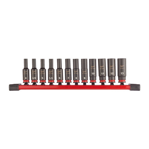 Hex socket ShW 1/4 deep set-12pc