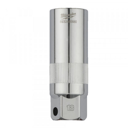 3/8in. Drive 18mm Spark Plug Socket  -1pc