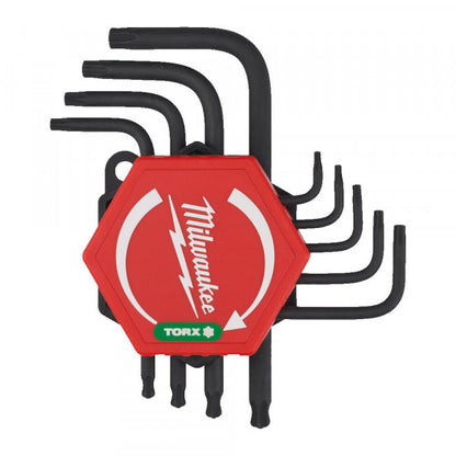 9Pc Compact L-Form Torx Key Set