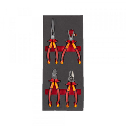 VDE Pliers set foam insert -4pc