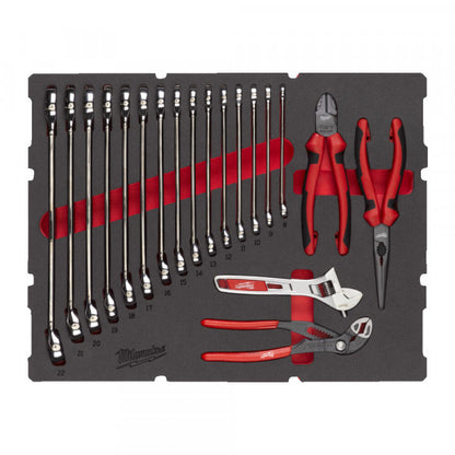 MAX BITE Spanner and Plier Set PACKOUT Foam Insert 19 pc