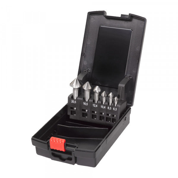 6Pc Countersink set HSS Co