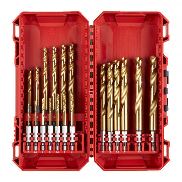 19Pc Shockwave HSS-G Tin Red Hex Set