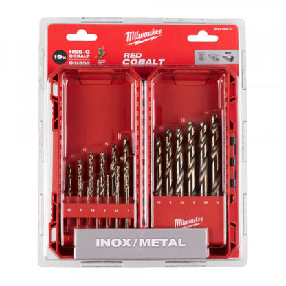 RED COBALT HSS-Ground set (19pc)
