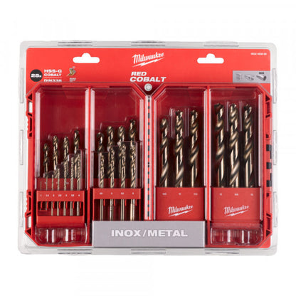 RED COBALT HSS-Ground set (25pc)