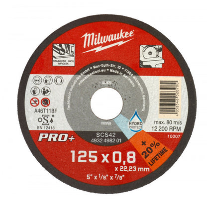 1Pc Thin Metal Cutting Disc Pro+ SCS42 125x0.8mm