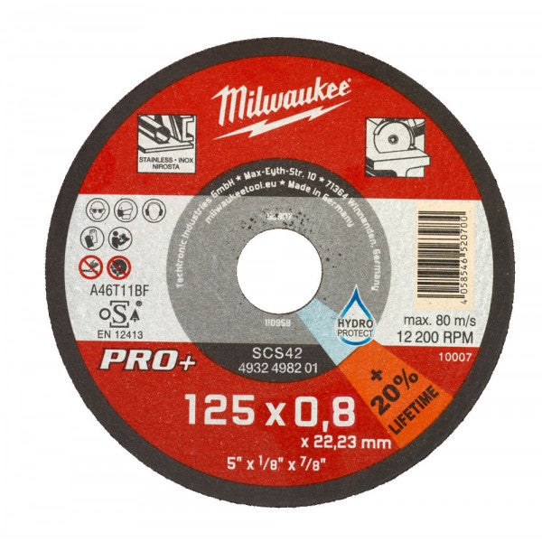 1Pc Thin Metal Cutting Disc Pro+ SCS42 125x0.8mm