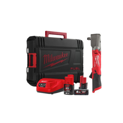 Milwaukee M12 Fuel 1/2in. Right Angle Impact Wrench Battery & Charger Included - 4933478807