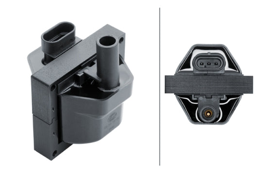 HELLA Ignition Coil - 3-pin connector - Clamped 5DA358168-261