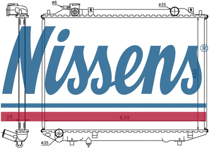 NISSENS Coolant Radiator 62246A