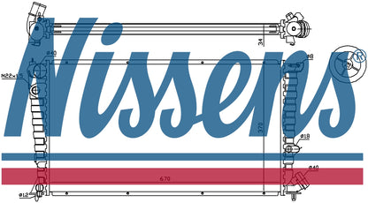 NISSENS Coolant Radiator 63508