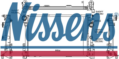 NISSENS Coolant Radiator 67167