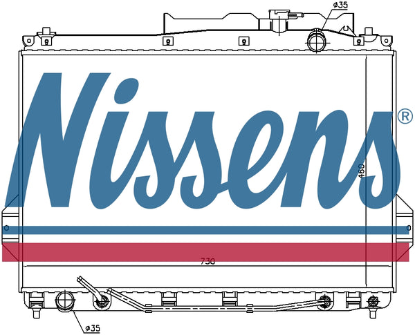 NISSENS Coolant Radiator 675009