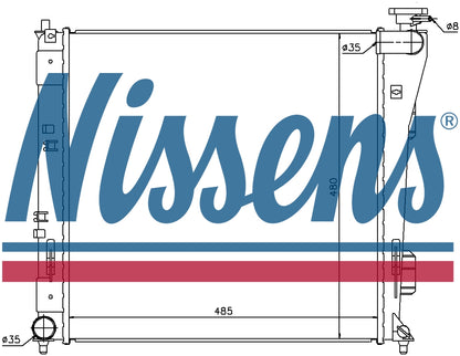 NISSENS Coolant Radiator 67606