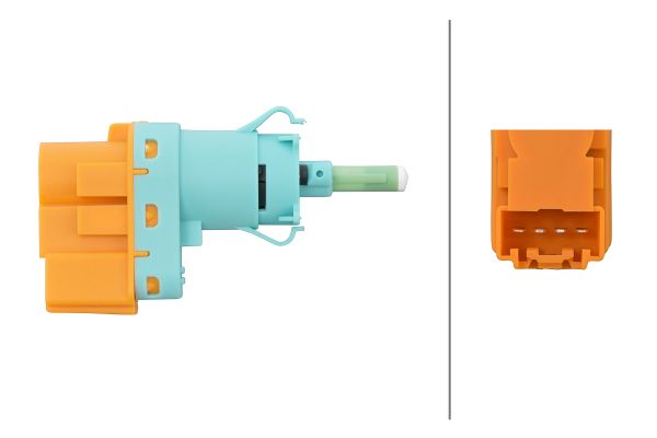 HELLA Stop Light Switch - 12V - 4-pin connector - Blade Terminal 6DD010966-681