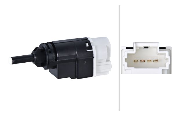 HELLA Stop Light Switch - 12V - 4-pin connector - Blade Terminal 6DD010966-721