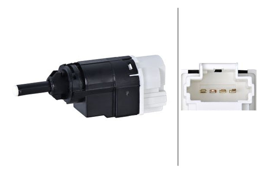 HELLA Stop Light Switch - 12V - 4-pin connector - Blade Terminal 6DD010966-721