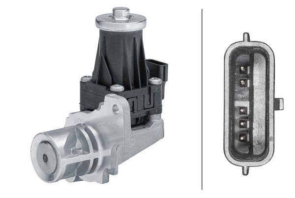 HELLA EGR Valve - Electric - 5-pin connector 6NU014864-691
