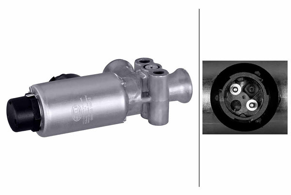 HELLA Solenoid Valve - 24V - 2-pin connector 6NW358189-121
