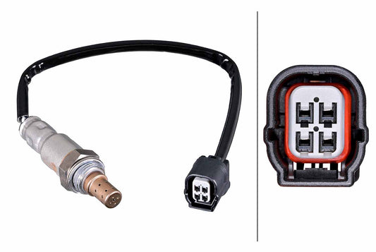 HELLA Oxygen sensor - 4-pin connector 6PA358221-751