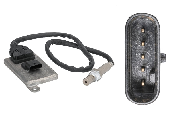 HELLA NOx Sensor, NOx catalytic converter - 24V - 5-pin connector 6PN358186-051