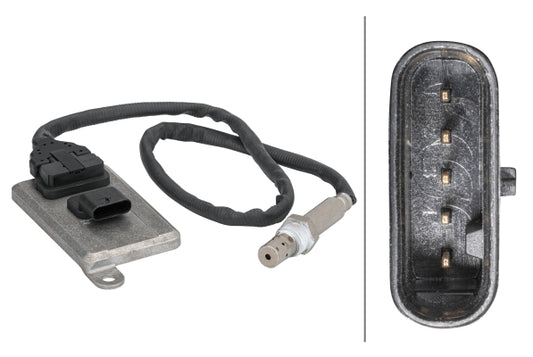 HELLA NOx Sensor, NOx catalytic converter - 24V - 5-pin connector 6PN358186-051