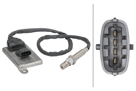 HELLA NOx Sensor, NOx catalytic converter - 24V - 4-pin connector 6PN358186-071