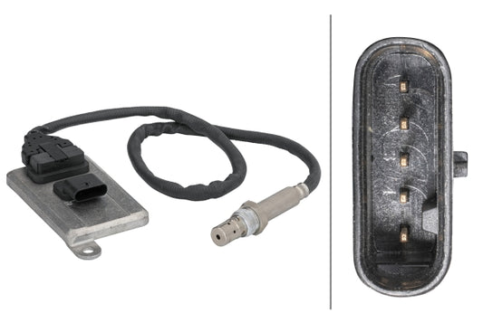 HELLA NOx Sensor, NOx catalytic converter - 24V - 5-pin connector 6PN358186-121