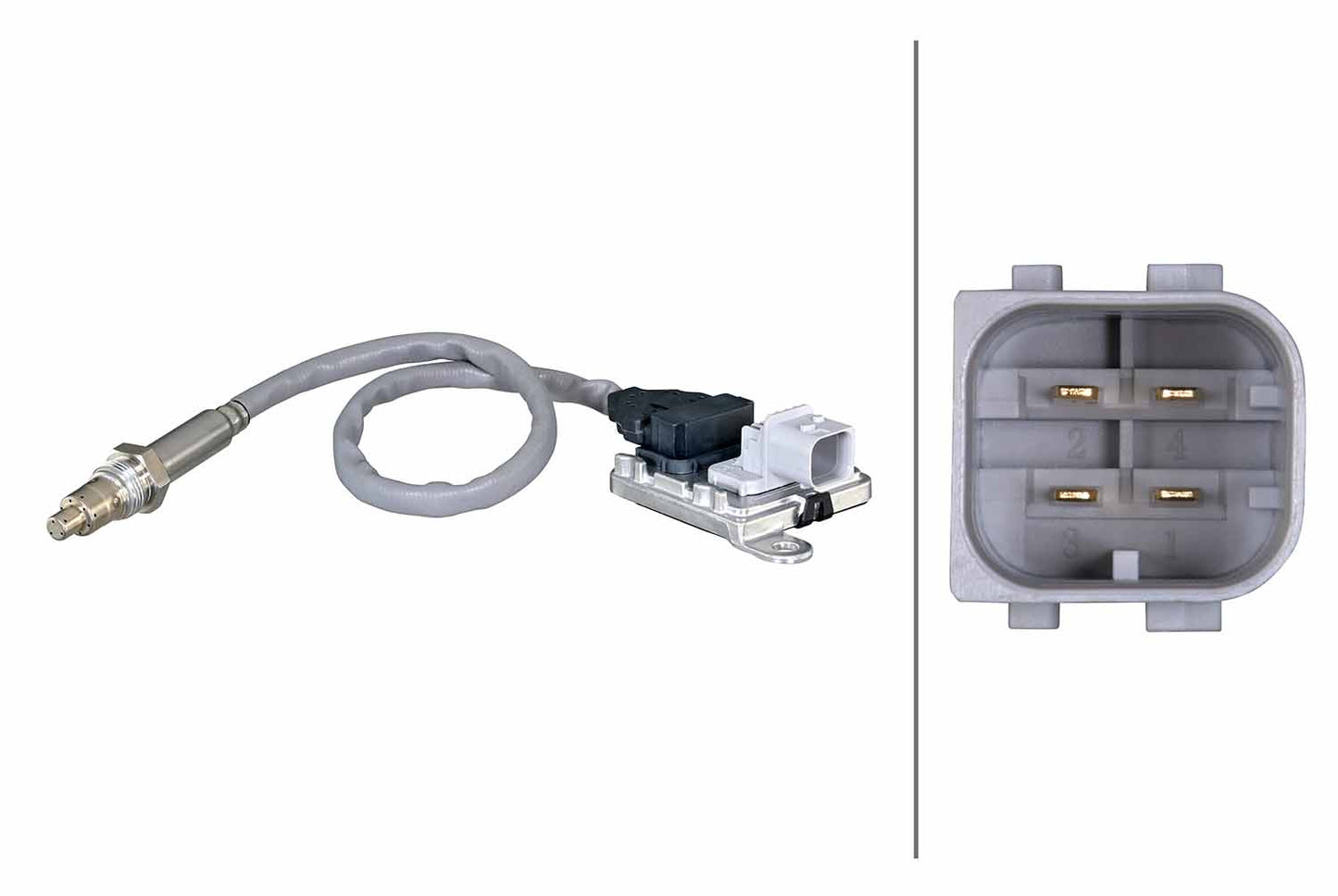 HELLA NOx Sensor, NOx catalytic converter - 24V - 4-pin connector 6PN358186-481