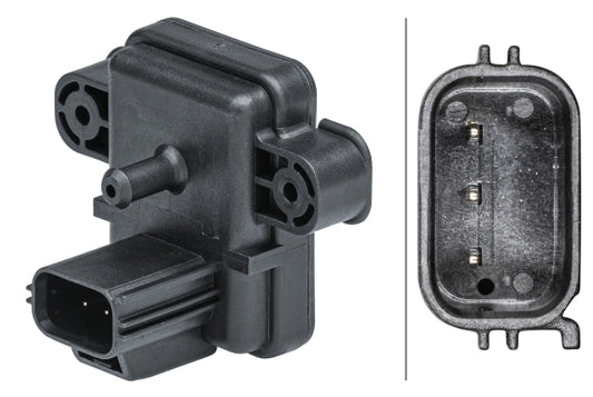 HELLA Sensor, intake manifold pressure - 3-pin connector - Bolted 6PP009403-111