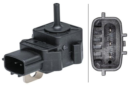 HELLA Sensor, intake manifold pressure - 3-pin connector - Bolted 6PP009403-121