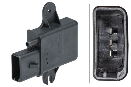 HELLA Sensor, intake manifold pressure - 3-pin connector - Bolted 6PP009403-321