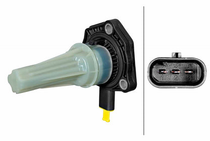 HELLA Sensor, engine oil level - 3-pin connector - Bolted 6PR016269-001
