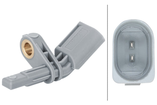 HELLA Sensor, wheel speed - 2-pin connector - Rear Axle 6PU012679-931