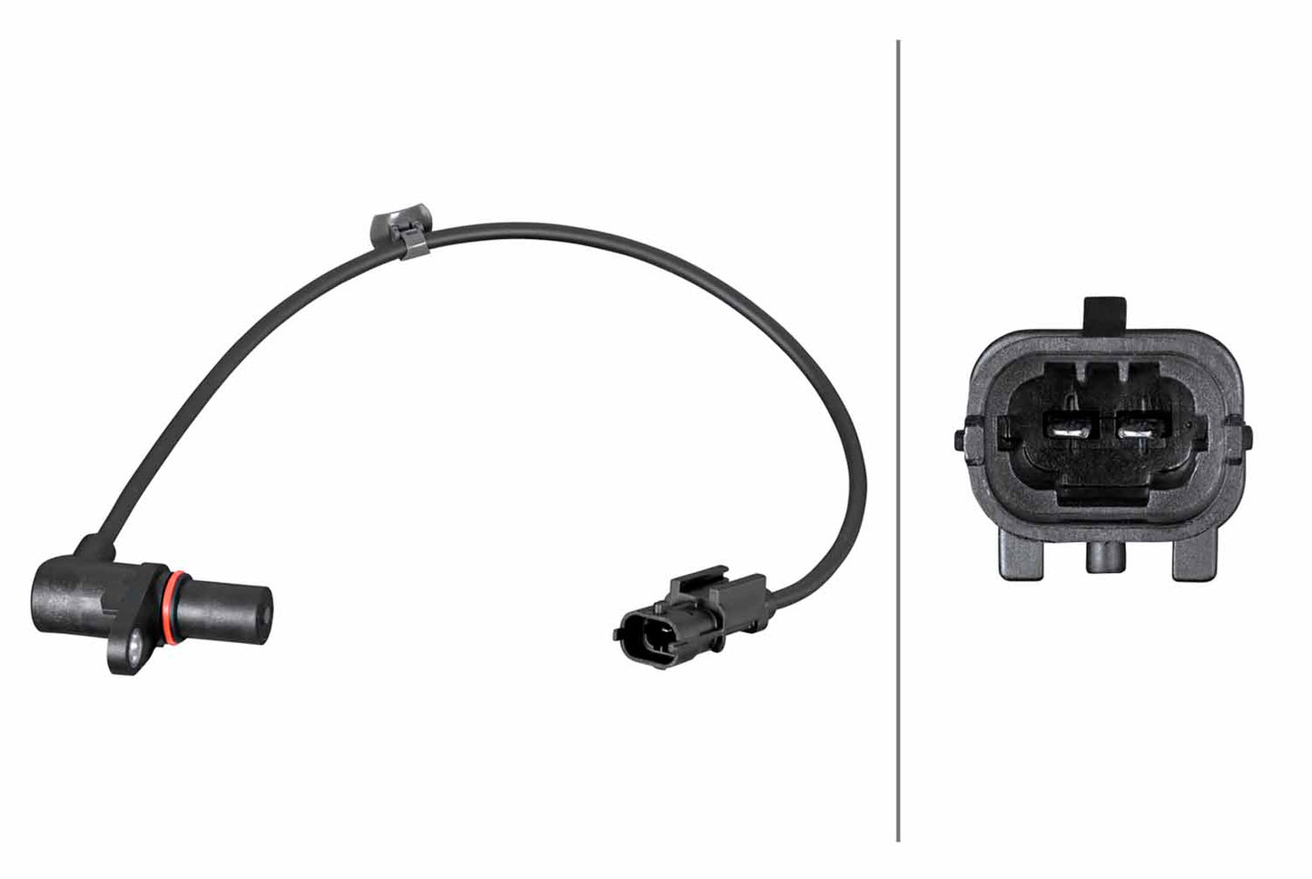 HELLA Sensor, crankshaft pulse - 2-pin connector 6PU358380-541