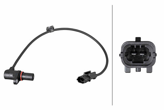 HELLA Sensor, crankshaft pulse - 2-pin connector 6PU358380-541